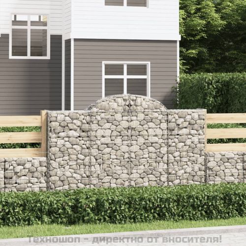 Габионни кошници арка 10 бр 200x50x120/140см поцинковано желязо