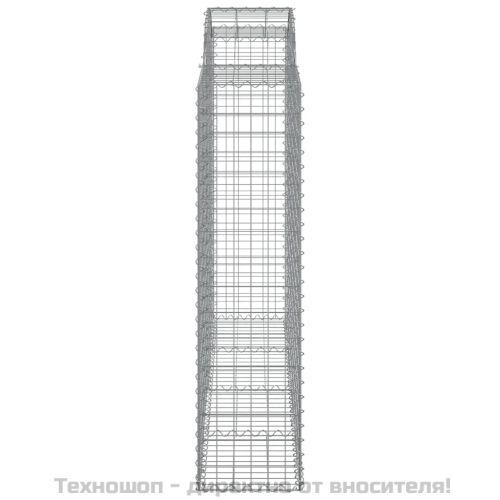Габионни кошници арка 6 бр 200x50x160/180 см поцинковано желязо