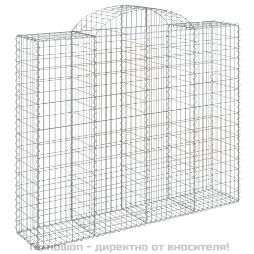 Габионни кошници арка 3 бр 200x50x160/180 см поцинковано желязо