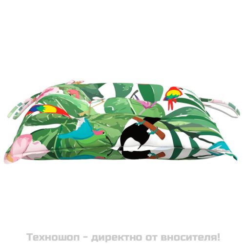 Възглавници за столове 4 бр многоцветни 50x50x7 см Оксфорд плат