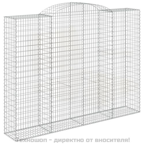 Дъговидна габионна кошница 300x50x220/240 см поцинковано желязо