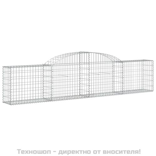 Габионни кошници арка 12 бр 300x30x60/80 см поцинковано желязо