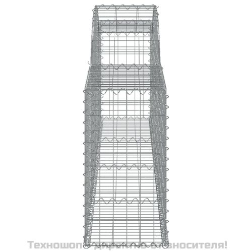Габионни кошници арка 11 бр 300x30x60/80 см поцинковано желязо