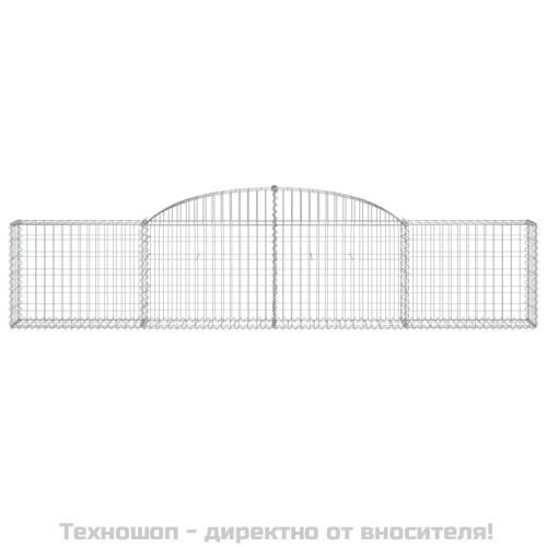 Габионни кошници арка 15 бр 300x30x60/80 см поцинковано желязо