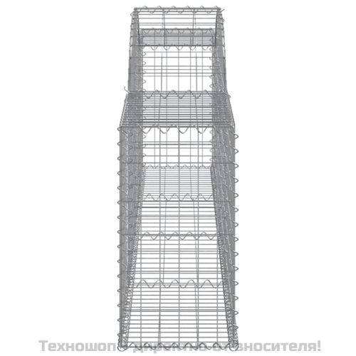 Габионни кошници арка 8 бр 300x30x60/80 см поцинковано желязо