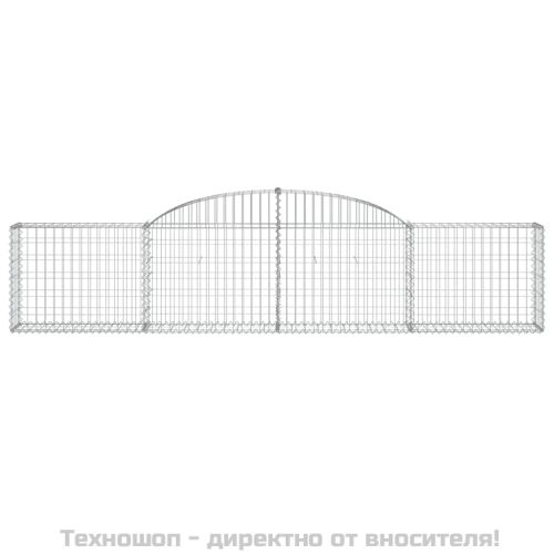 Габионни кошници арка 10 бр 300x30x60/80 см поцинковано желязо