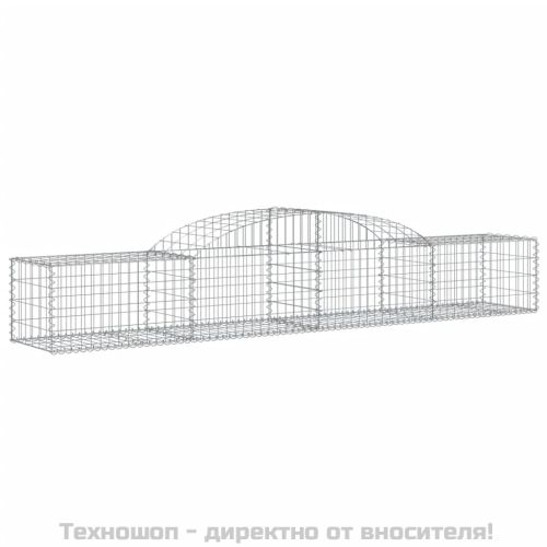 Габионни кошници арка 5 бр 300x50x40/60 см поцинковано желязо