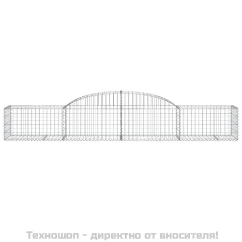 Габионни кошници арка 5 бр 300x50x40/60 см поцинковано желязо