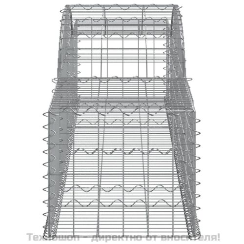 Габионни кошници арка 15 бр 300x50x40/60 см поцинковано желязо