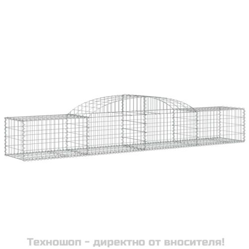 Габионни кошници арка 13 бр 300x50x40/60 см поцинковано желязо