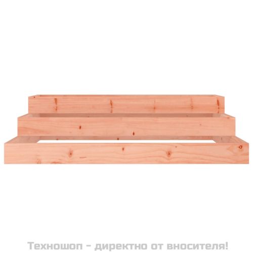 Плантер, 107x107x27 см, масивна дугласка дървесина