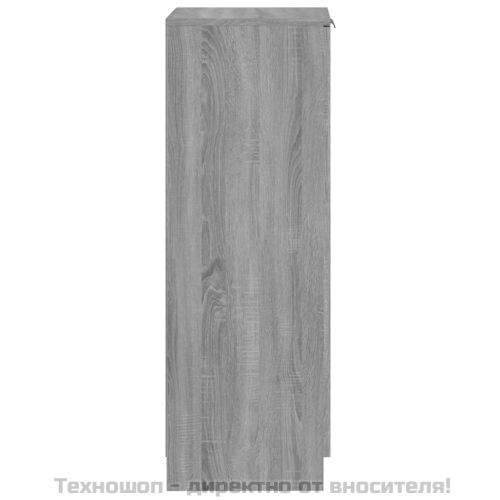 Шкаф за обувки, сив сонома, 30x35x100 см, инженерно дърво
