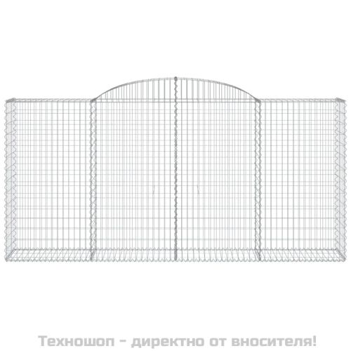 Габионни кошници арка 7 бр 300x50x140/160 см поцинковано желязо