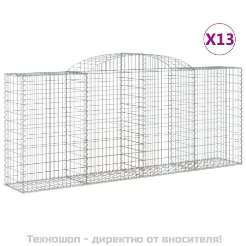 Габионни кошници арка 13 бр 300x50x120/140см поцинковано желязо