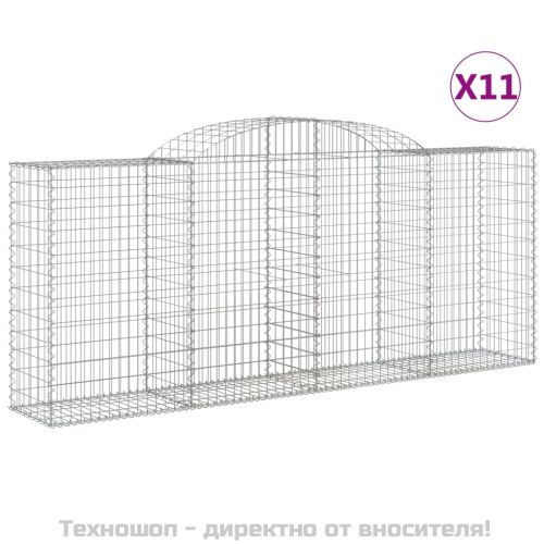 Габионни кошници арка 11 бр 300x50x120/140см поцинковано желязо