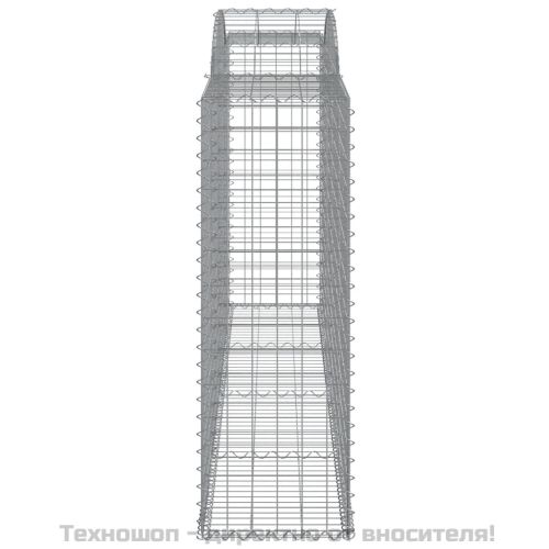 Габионни кошници арка 9 бр 300x50x140/160 см поцинковано желязо