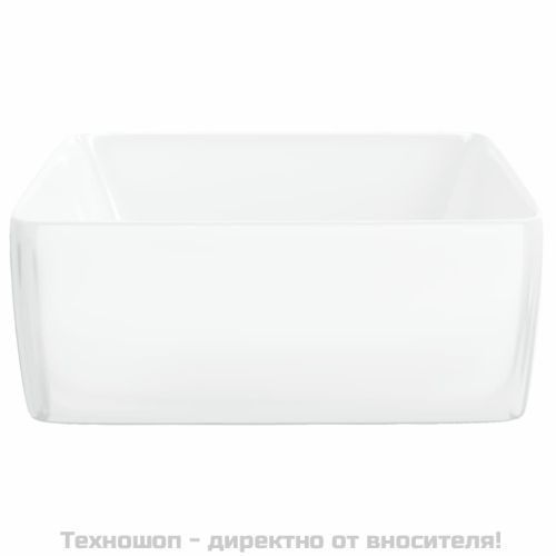Мивка, бяла, 48x37x13 см, керамична, правоъгълна