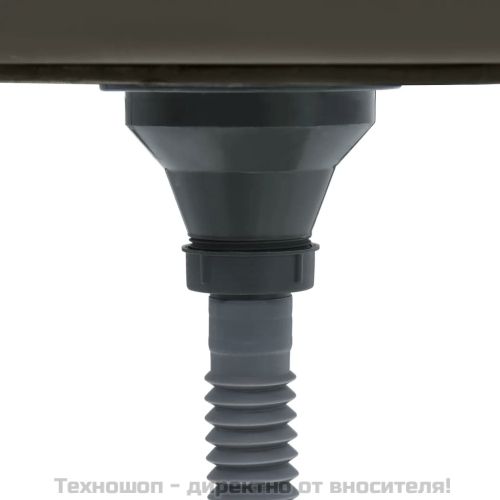 Ръчно изработена кухненска мивка, черна, неръждаема стомана