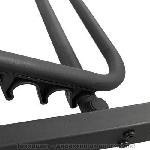 Двоен шезлонг със странични и горни завеси, антрацит