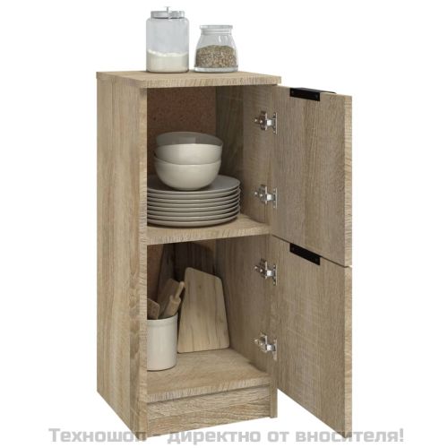 Сайдборд, дъб сонома, 30x30x70 см, инженерно дърво