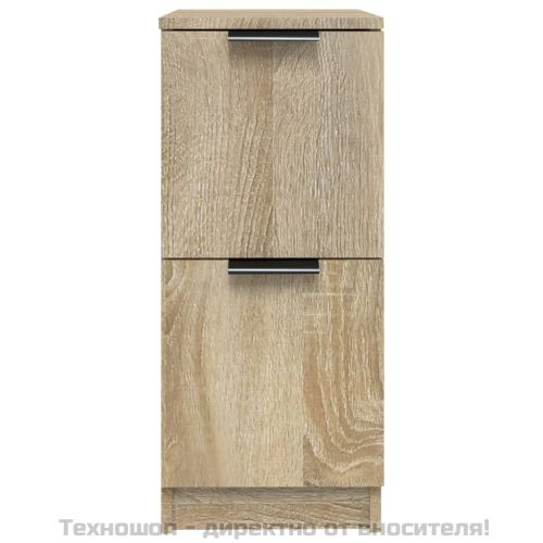 Сайдборд, дъб сонома, 30x30x70 см, инженерно дърво