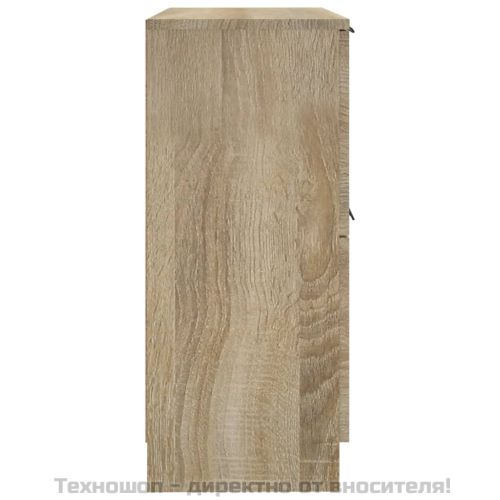 Сайдборд, дъб сонома, 30x30x70 см, инженерно дърво