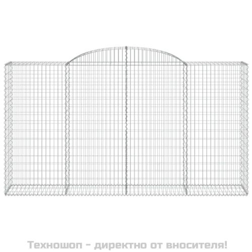 Габионни кошници арка 8 бр 300x50x160/180 см поцинковано желязо
