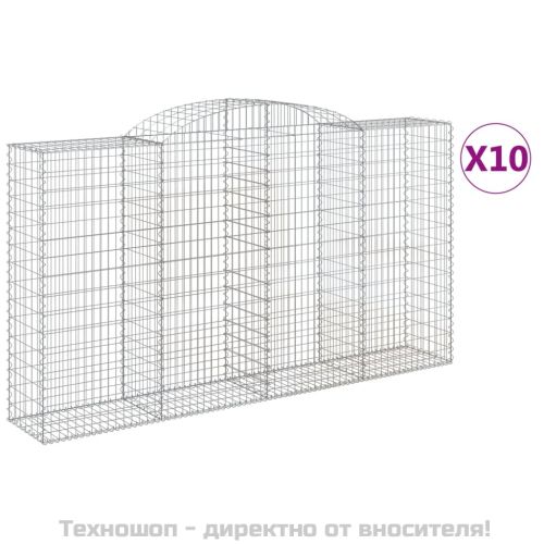 Габионни кошници арка 10 бр 300x50x160/180см поцинковано желязо