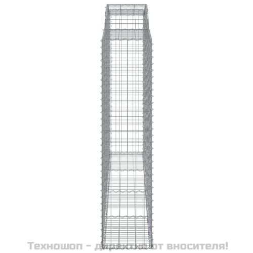 Габионни кошници арка 5 бр 300x50x200/220 см поцинковано желязо