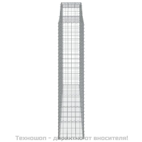 Габионни кошници арка 7 бр 300x50x220/240 см поцинковано желязо