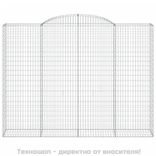 Габионни кошници арка 5 бр 300x50x220/240 см поцинковано желязо
