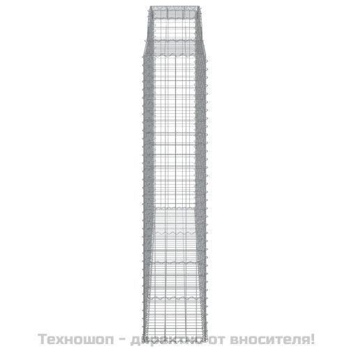 Габионни кошници арка 5 бр 300x50x220/240 см поцинковано желязо