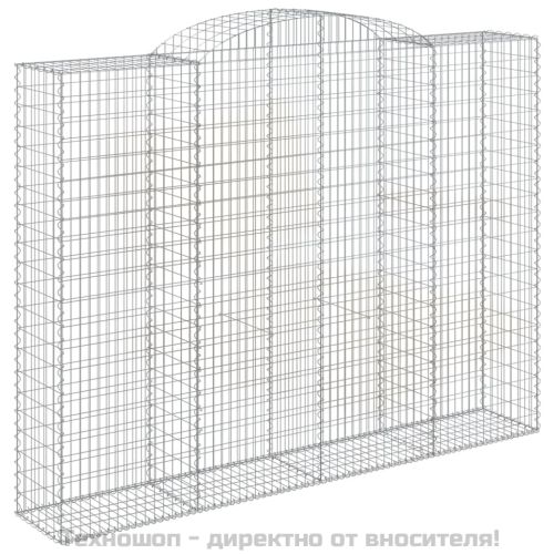 Габионни кошници арка 4 бр 300x50x220/240 см поцинковано желязо