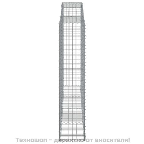 Габионни кошници арка 4 бр 300x50x220/240 см поцинковано желязо