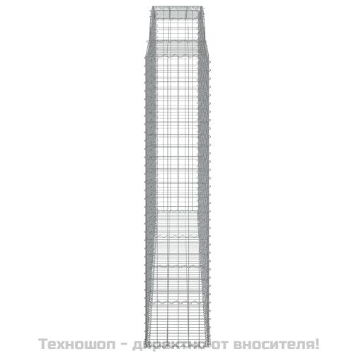 Габионни кошници арка 3 бр 300x50x220/240 см поцинковано желязо