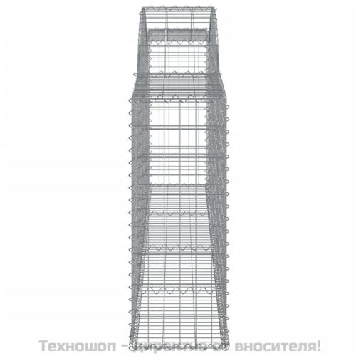 Габионни кошници арка 2 бр 300x30x80/100 см поцинковано желязо