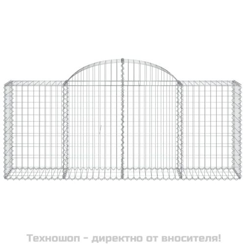 Габионни кошници арка 13 бр 200x50x80/100 см поцинковано желязо