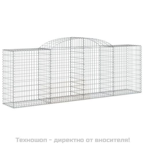 Габионни кошници арка 8 бр 300x50x100/120 см поцинковано желязо