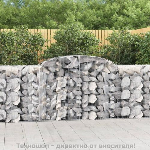 Габионни кошници арка 15 бр 300x50x100/120см поцинковано желязо