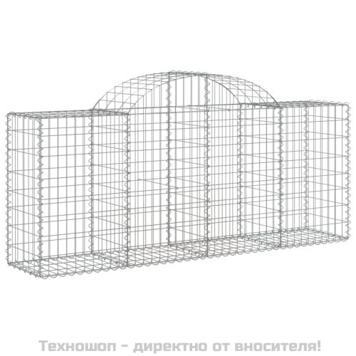 Габионни кошници арка 40 бр 200x50x80/100 см поцинковано желязо