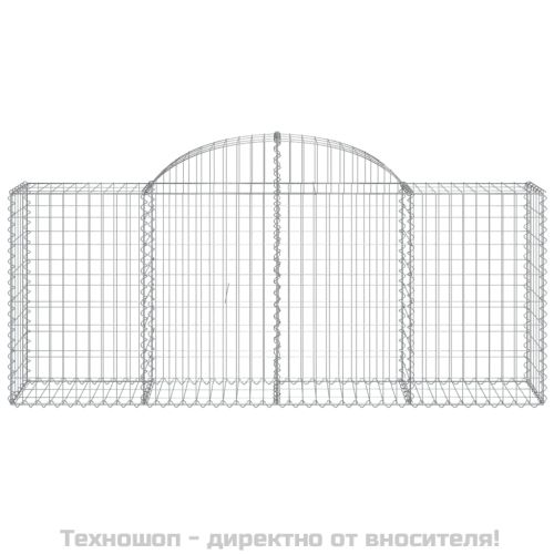 Габионни кошници арка 40 бр 200x50x80/100 см поцинковано желязо