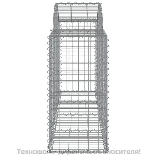 Габионни кошници арка 18 бр 200x50x80/100 см поцинковано желязо