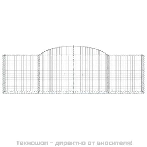Габионни кошници арка 20 бр 300x30x80/100 см поцинковано желязо