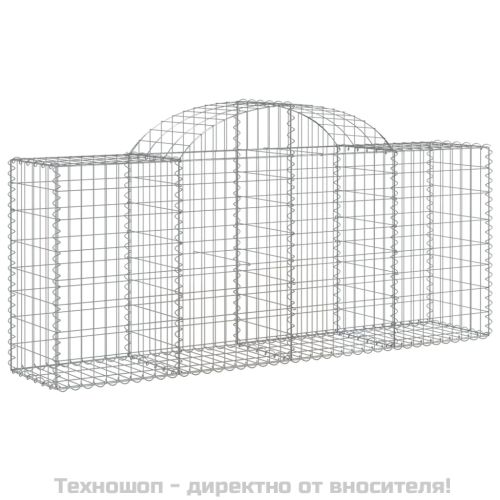 Габионни кошници арка 11 бр 200x50x80/100 см поцинковано желязо