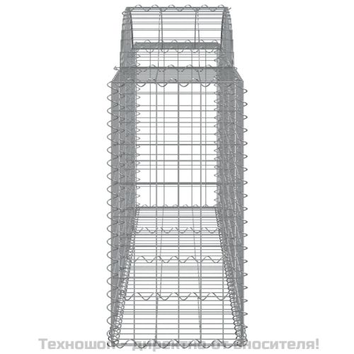 Габионни кошници арка 11 бр 200x50x80/100 см поцинковано желязо