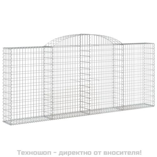 Габионни кошници арка 15 бр 300x30x120/140см поцинковано желязо