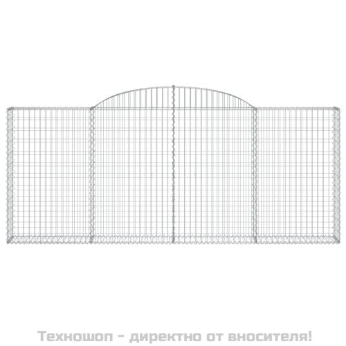 Габионни кошници арка 15 бр 300x30x120/140см поцинковано желязо