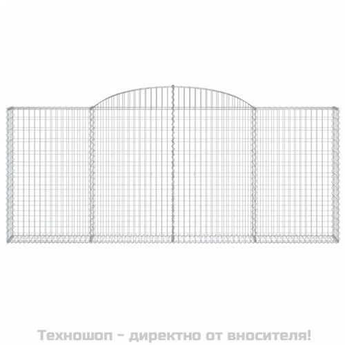 Габионни кошници арка 5 бр 300x30x120/140см поцинковано желязо
