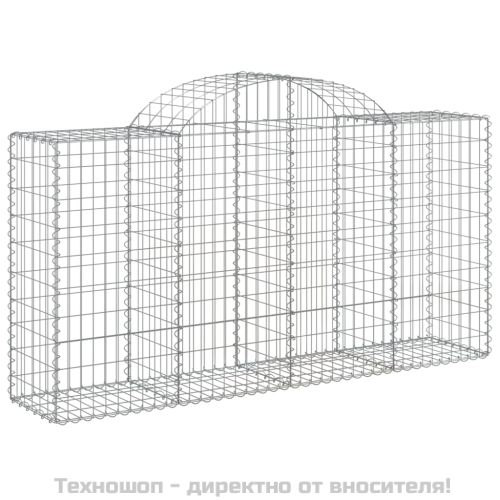 Габионни кошници арка 6 бр 200x50x100/120 см поцинковано желязо