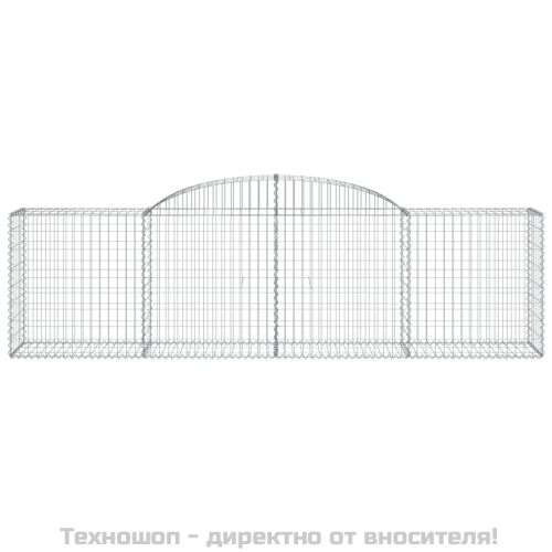 Габионни кошници арка 8 бр 300x50x80/100 см поцинковано желязо